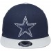 Men's Dallas Cowboys New Era Navy/Gray Side Stated 9FIFTY Snapback Adjustable Hat 2916258